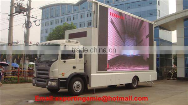 forland 2 sides of mobile led screen truck with stage for sale
