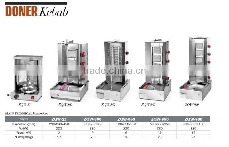 Factory Price Rotisserie Equipment, Vertical Electric Rotisserie Oven,Vertical Rotisserie(ZQW-206)