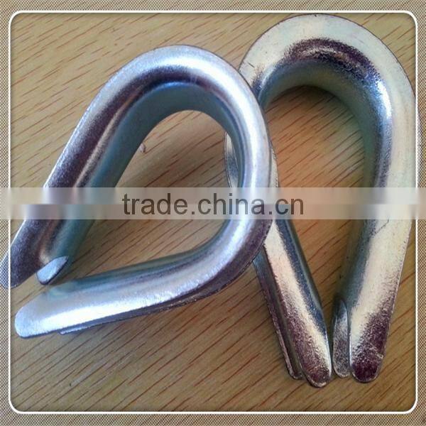 high polished DIN6899B wire rope thimbles