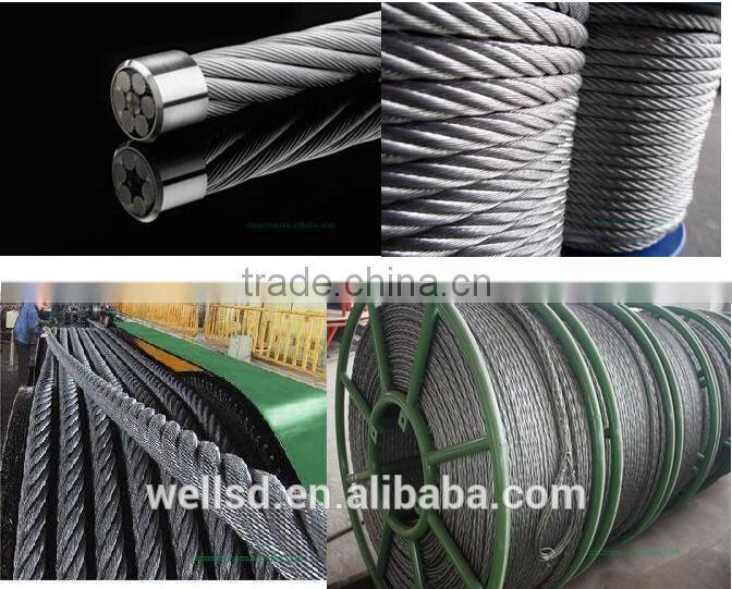 Electro Galvanized Steel Wire Rope 7X19