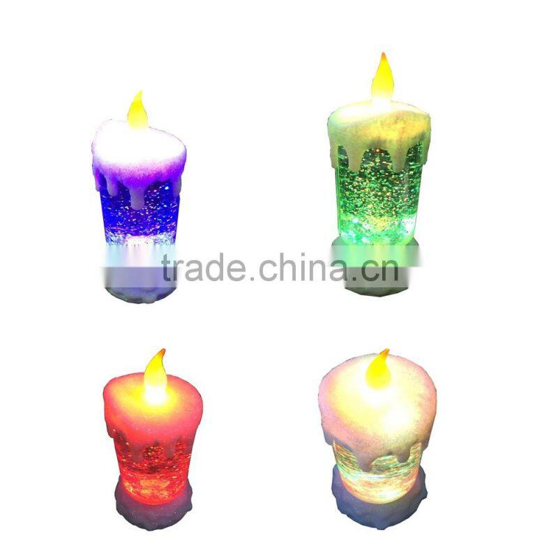 Colorful Battery Operated Decoration Candle LED Light