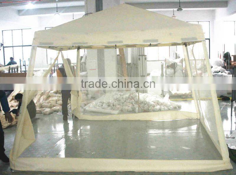 2.4x2.4/3x3m folding gazebo with mosquito netting cheap folding tent