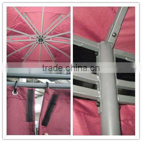 DIA 3.5M double roof round gazebo(round metal gazebo,metal roof gazebo)