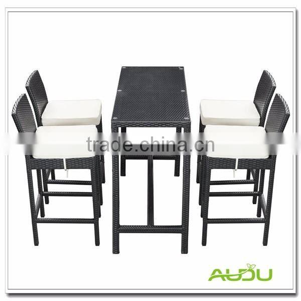 Audu Golf Bar Set/5 Pieces Golf Club High Back Chair Bar Set