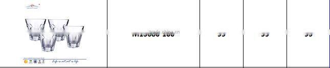 High quality bohemia lead crystal royal whisky clear glass drinking cups for bar