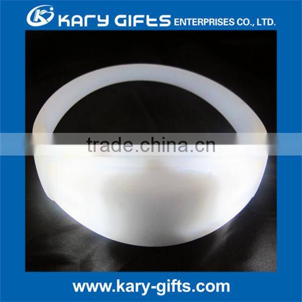 party light toy promotional light gifts blinking led nylon bracelet