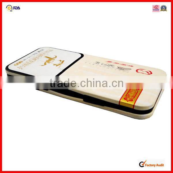 wholesale rectangular mini cigar tin box