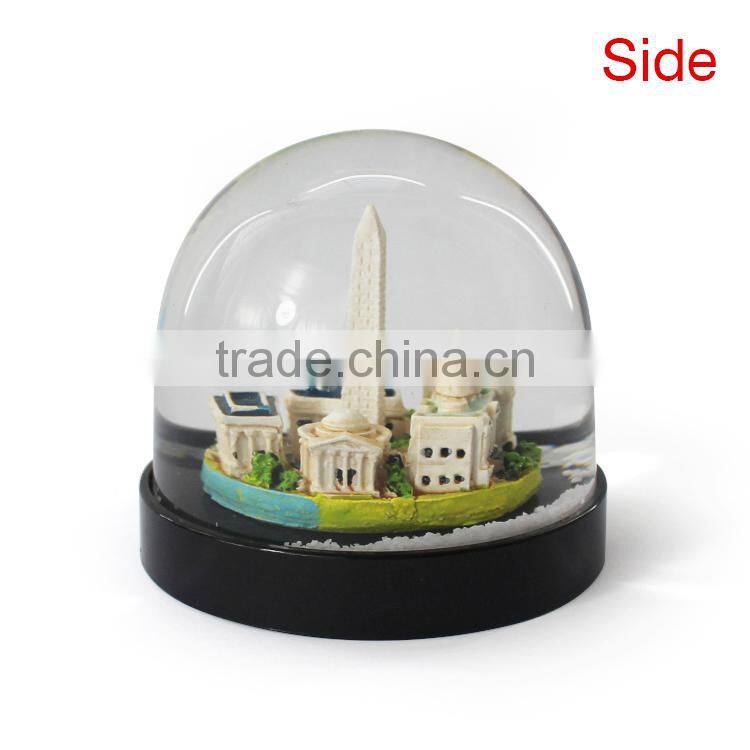 New arival resin landscape snowball