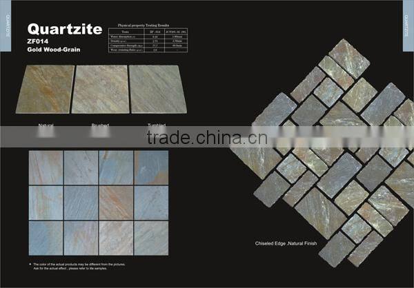 Newstar quartzite stone wall