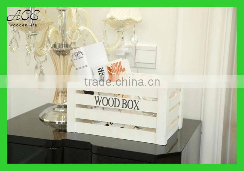Small wooden box Home decorative storage box