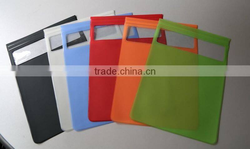 2016 brand new zip top PVC waterproof outdoor beach bag,mobile phone waterproof bag