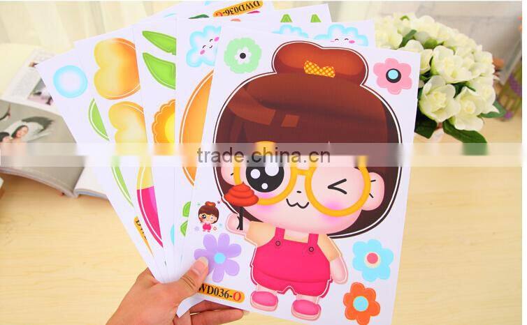 Q061creative decoration toilet seat sticker