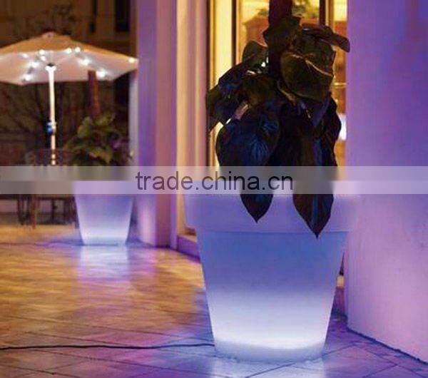 color changing waterproof led flower pots
