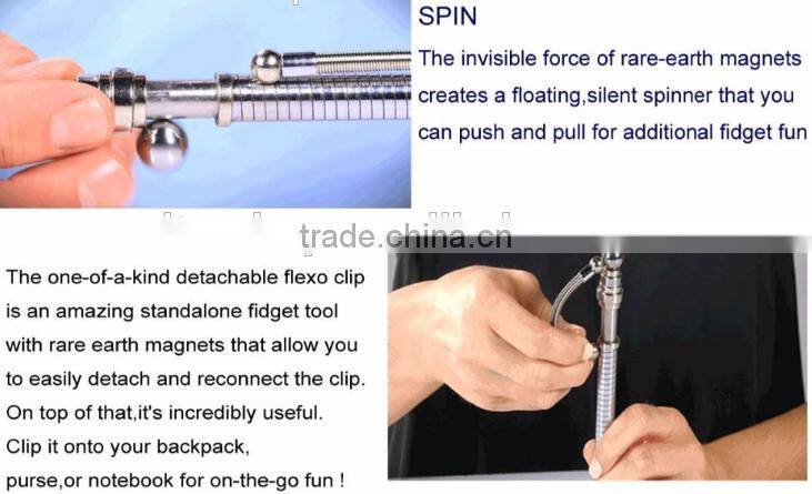 Cheap Factory Wholesale Think Ink Pen, Pressure Release Toy Magnetic Metal Fidget Pen