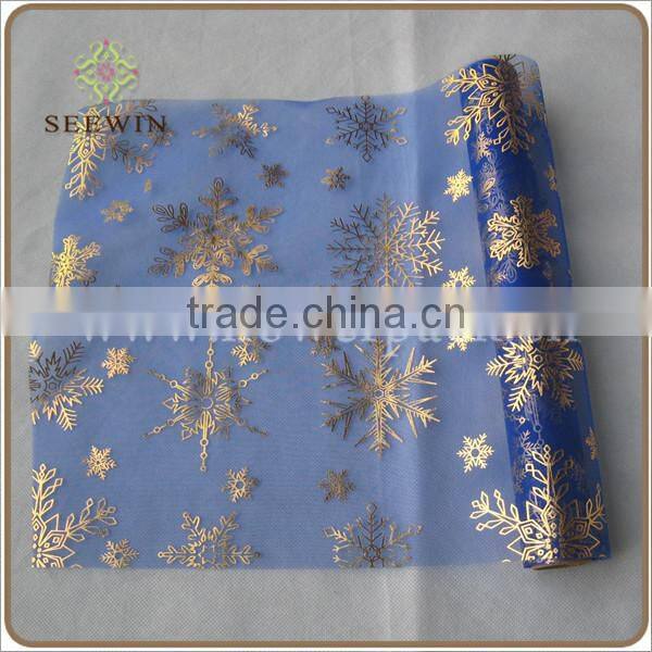 good quality and beautiful color organza roll for decoration packaging