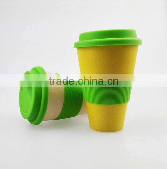 bamboo fiber drinking mug cup accept OEM