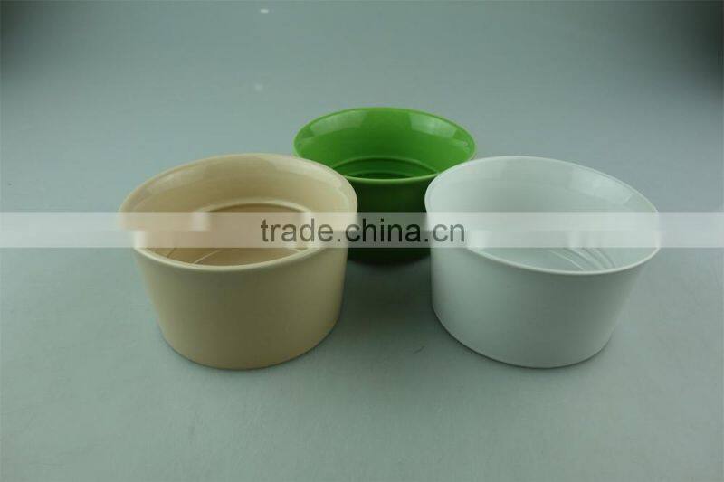 Stock Cheap Price Colorful Ceramic Ramekin For Home&Restaurant Use