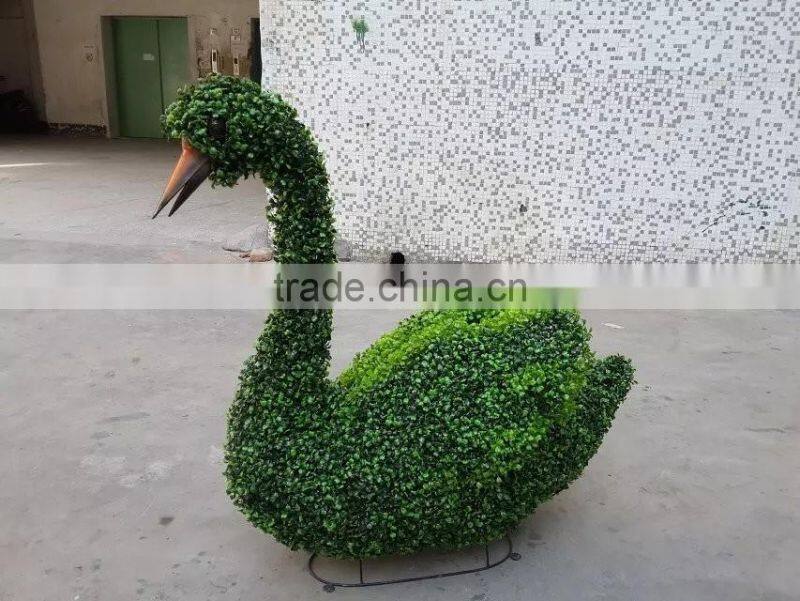 Simulation topiary animal sculptures for theme park decoration