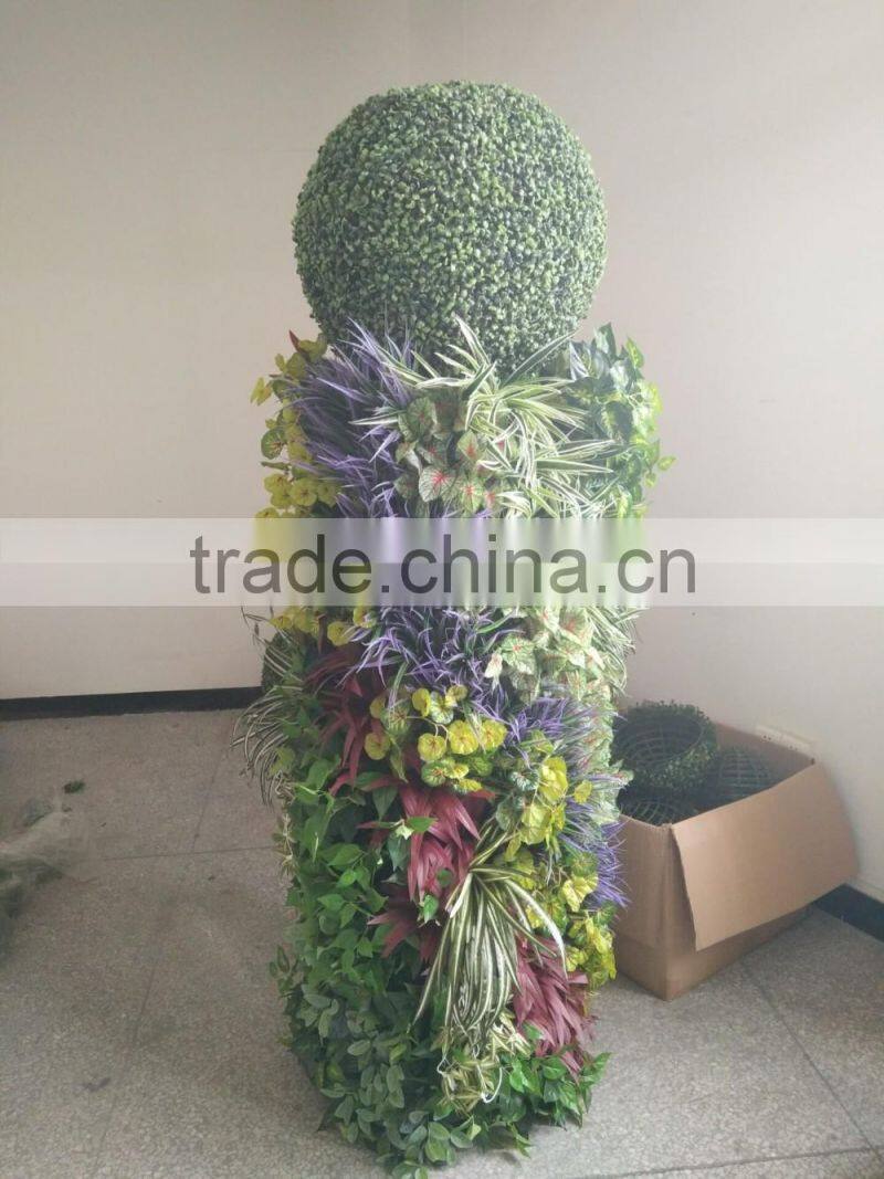 Artificial plants decorative pillars for weddings