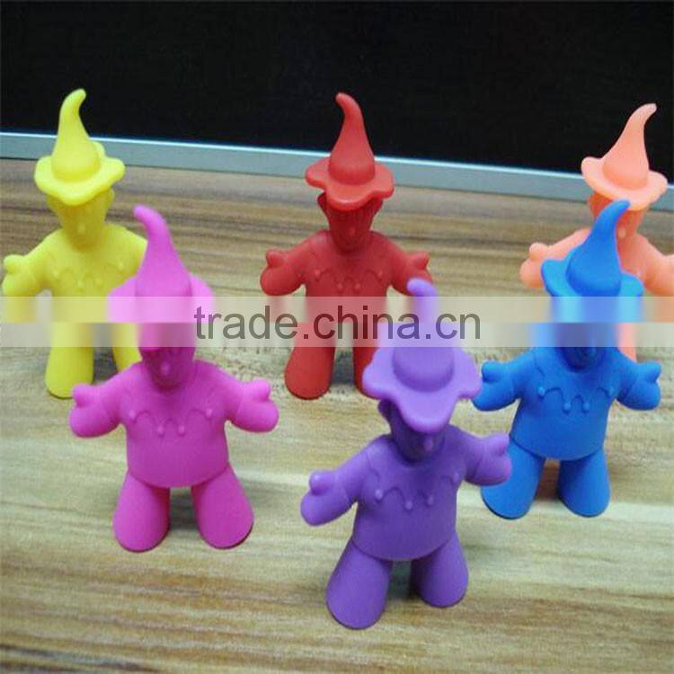 melamine training chopsticks with clown pattern silicone helper for kids