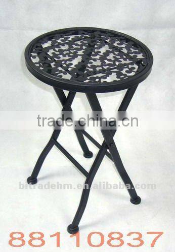 tiny metal butterfly plant table for plants