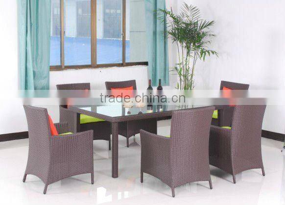 outdoor rattan dining set