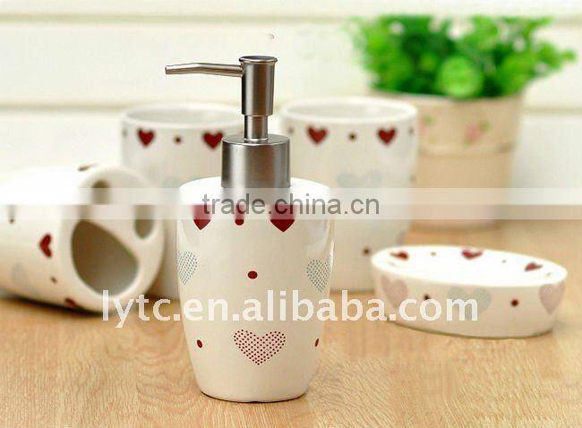 Lovely ceramic bathroom furniture set