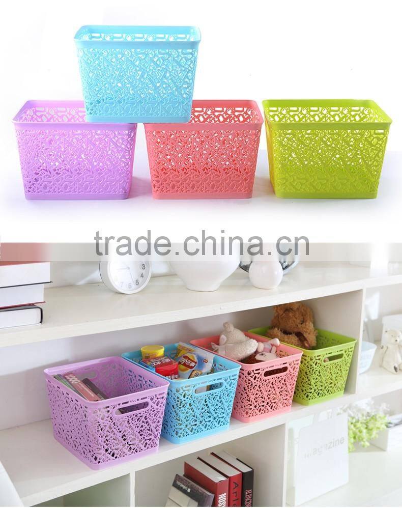 emc Plastic Baskets, plastic rectangular baskets with handle