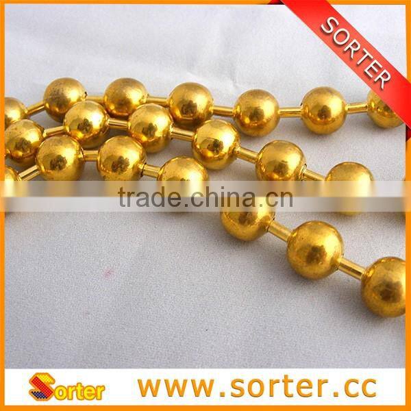 Gold Jewelry Main Material and Women's gold ball chain