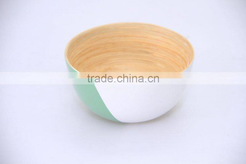 New design bamboo bowl from Vietnam manufacturer