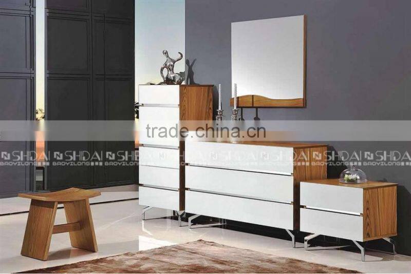2016 modern metal decorating furniture design plywood box bed and cabinet sets