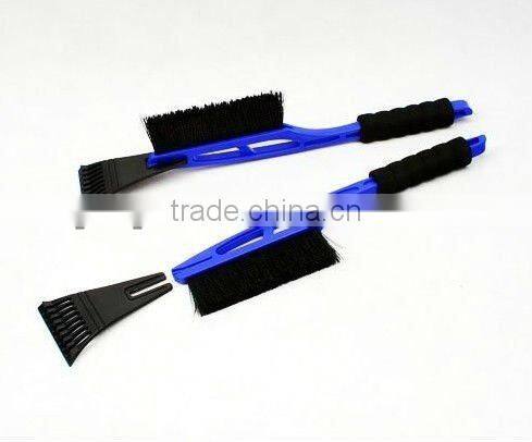 car cleaning plastic snow shovel brush ice scraper with brush (RSCW-03)