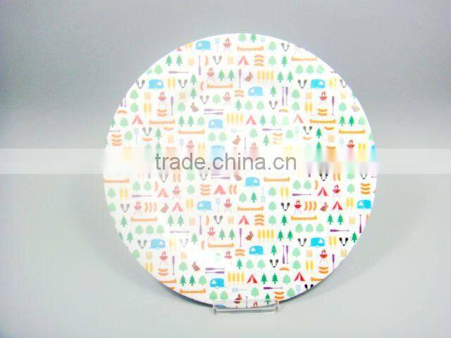 Melamine snack dessert plate for kid children