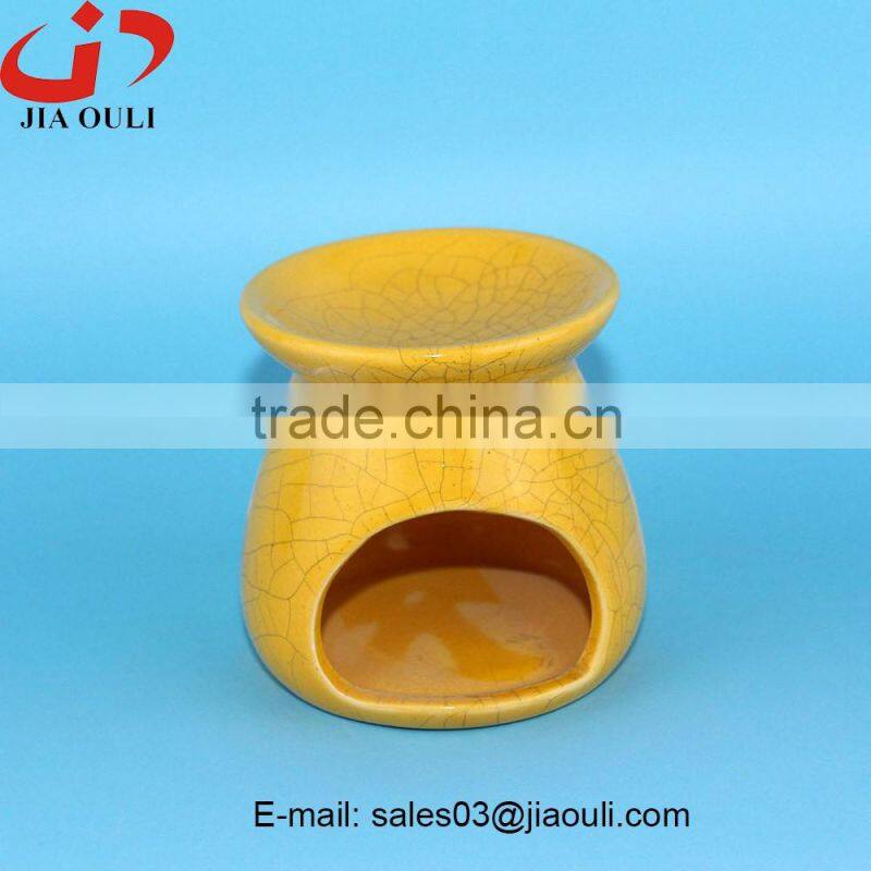 BSCI Audit Factory Gifts & Decor Ceramic Mini Oil Warmer Tealight Candle Holder, Fragrance Oil Warmer Lamp