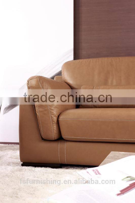 JR8012 fashion Modern style 1+2+3 full top grain leather sofa 1 set customize furniture factory office furniture
