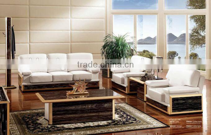 Traditional White Office Sofa,Leather Office Sofa,Vintage Office Furniture(BF08-0220)