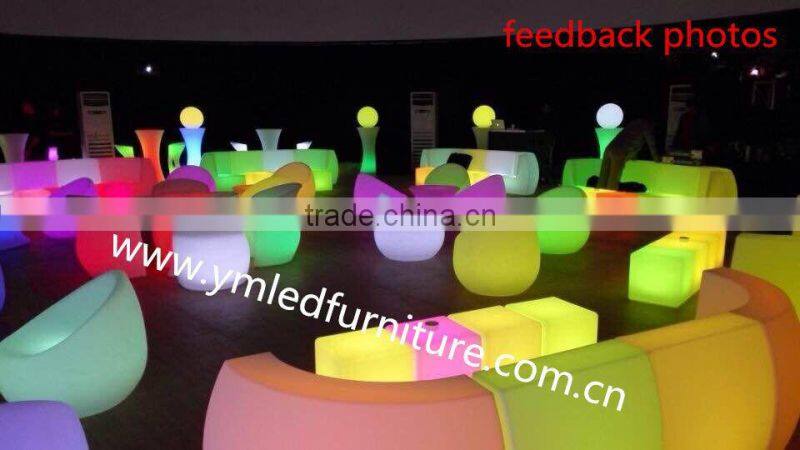 Lighted Led Table,RGB Lighted Led Table,RGB Lighted Led Table,RGB color changing lighting bar led table YM-LBT9080123