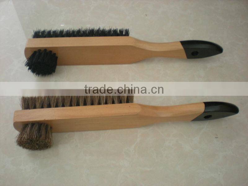 wooden shoe brush