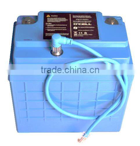 UN38.3 LiFePO4 battery 12V45Ah with RS485 SMbus battery for computer on wheels