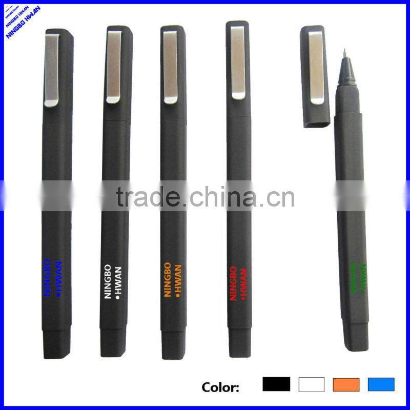 2014 ideal promotional item plastic ballpoint square hotel pen