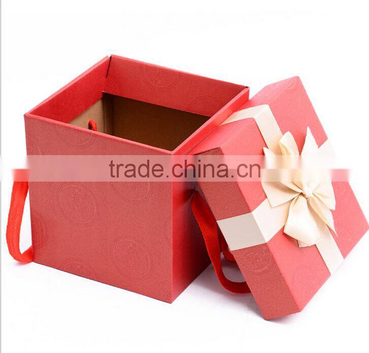 Wedding square gift card box square gift box