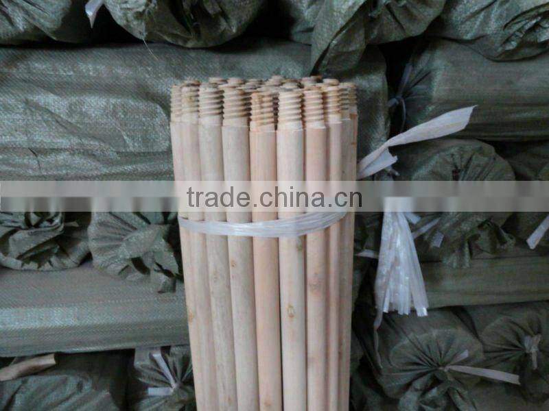 Natural wooden floor mop holder stick, OEM orders are welcome