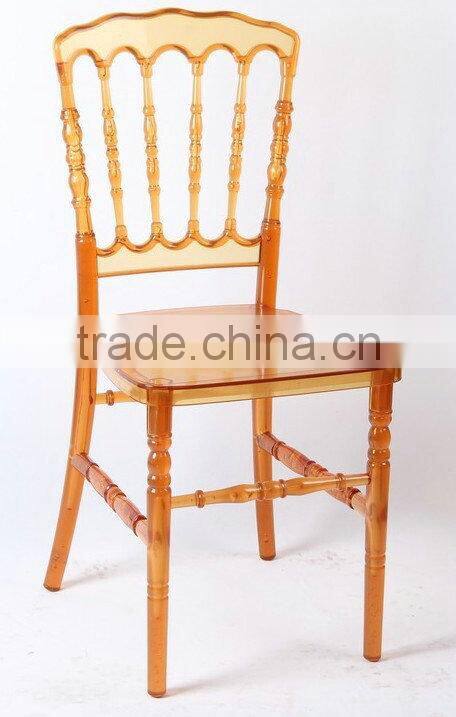 crystal napoleon chair for wedding party rental