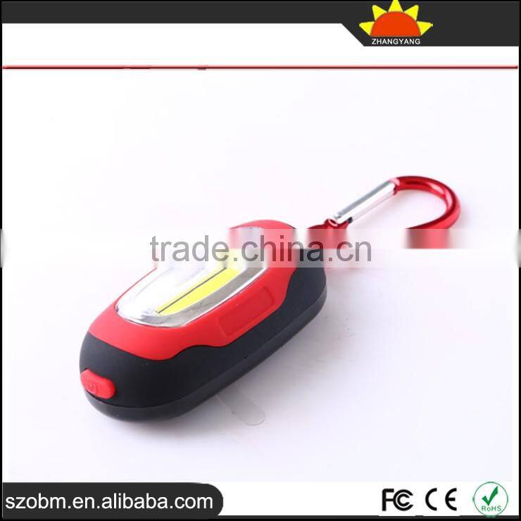 New Arrival Outdoor COB Led Keychain,Plastic Mini Led Flashlight Keychain