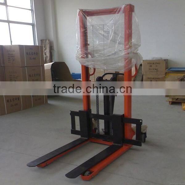 Best sale hydraulic manual stacker/ forklift for sale in dubai
