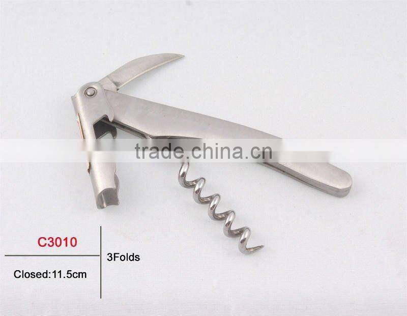 cheap bottle opener can opener wine opener metal bottle opener beer promotion cork remover(C3010)