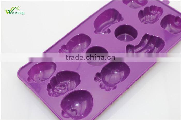 WCJB059 Non-stick Bake ware Tools Silicone Candy Molds Make Cake Chocolate Gummies Ice Cake Mold