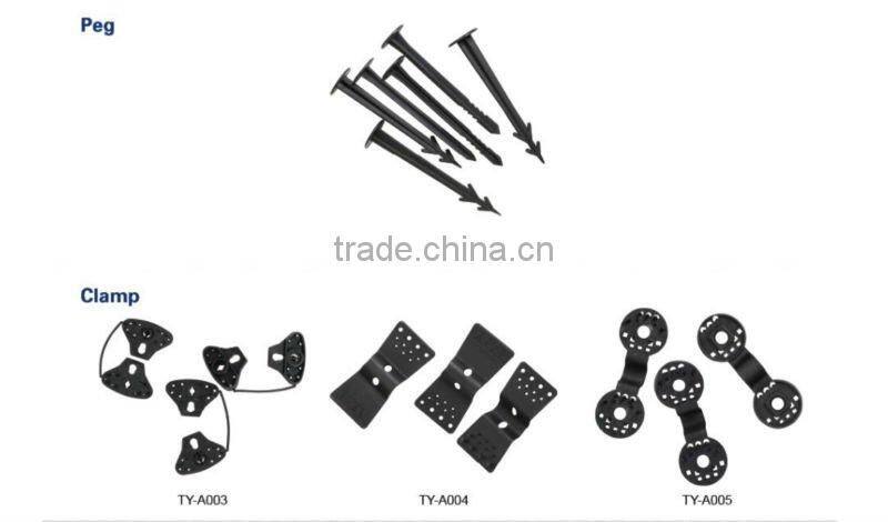 plastic clips for shade net,plastic clamps clips,Black Butterfly Clips