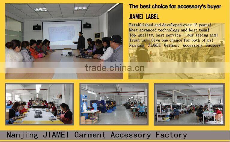 OEM supply Custom cotton tag /label screen printing patches