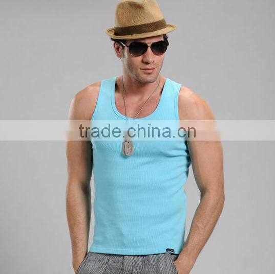 100% cotton sleeveless men's fashion vest